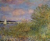 Claude Monet Famous Paintings - The Seine at Argenteuil 1